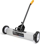 Neiko 53416a 24 Rolling Magnetic Sweeper With Wheels, 50 Pound Capacity, Adjust. Fixed Price $86.38.