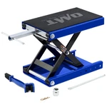 Orion Motor Tech Motorcycle Lift, 1100lb Scissor Lift Jack Blue. Fixed Price $119.69.