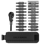 Galvanox 21pc Bit Kit W/ Ratchet For Leatherman Edc Tools S2 Steel (black). Fixed Price $35.00.