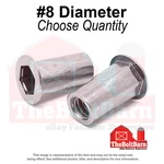 1/4"-20 Aluminum Hex Rivet Nuts Plain Long (choose Quantity). Fixed Price $304.67.