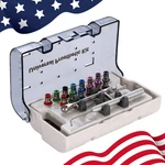 Dental Implant Surgical Manual Kit Torque Wrench Tool With 14 Screw Drivers Ds. Fixed Price $109.02.