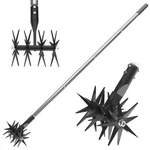 Cklt 66in Rotary Cultivator With Tempered Spring Steel Tines And Silver. Fixed Price $51.89.