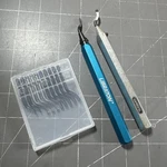 Libraton Deburring Tool With 11 High Speed Steel 11blades(3 Types) W/ Extra. Fixed Price $16.98.