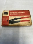 Craftsman Pop Riveting Tool Kit 9 74763 Usa Box And 1/8"-3/16" Rivets Bin9. Fixed Price $15.00.