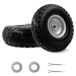 Oebyzwsl 10-inch 4.10/3.50-4 Tire And Wheel Flat Free Heavy Duty Solid Replac.... Fixed Price $37.87.