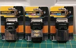 Lot Of 3 Komelon Quick Draw Pro - Tape Measure Holster/holder Black & Silver. Fixed Price $28.00.