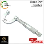 Economical Outside Micrometer 0-25mm, Ratchet Stop, Chrome Finish. Fixed Price $14.24.