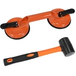 Floating Floor Gap Fixer Suction Cup Tool Heavy Duty Aluminum + Rubber Mallet. Fixed Price $26.15.
