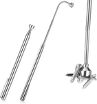 2 Pcs 5 Lbs Flexible Magnetic Pickup Tool Set, 26 Inch Telescoping Magnetic.... Fixed Price $9.60.