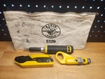(3) Klein Tools Vdv427-102 Punchdown, Vdv226-005 Crimper, Vdv110-095 Cutter, Bag. Fixed Price $59.99.