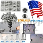 150pcs Insert Nutsert Thread Stainless Steel Riveting Nuts Flat Head Rivet Nut. Fixed Price $21.85.
