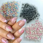 30pcs Flower Nail Stickers For Art 3d Self Adhesive Colorful Floral De. Fixed Price $24.41.