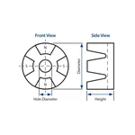 Grainger Approved 6xy65 Alnico Magnet,round. Fixed Price $7.85.