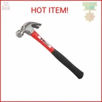 Yiyitools Claw Hammer With Fiberglass Handle 16-oz, Red And Black (yy-1-003). Fixed Price $12.70.