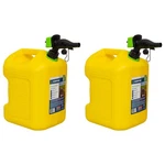 Scepter Smartcontrol Rear Handle Diesel Gas Jug, 5 Gal/18.9l, 2 Pack, Yellow. Fixed Price $65.99.