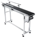 Vevor Belt Conveyor Pvc Stainless Steel 59"x7.8" Double Guardrail. Fixed Price $249.99.