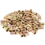 Keadic 150pcs M6 Rivet Nuts Metric Zinc Plated Nut Carbon M6, Yellow. Fixed Price $17.30.