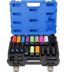 20pc 1/2" Drive Lug Nut Socket Set,6-point Impact Extractor Flip Turbo Socke. Fixed Price $79.99.