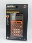 Johnson Construction Master Calculator #calc-1500 Batteries Included. Fixed Price $25.11.