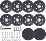 Luggage Wheels Replacement Kit 50mm X 12mm, Suitcase With Bla. Fixed Price $29.99.