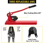 Bench Swager Tool 24" Wire Rope Swaging With Crimper Cable Bolt Cutter Hea. Fixed Price $96.53.