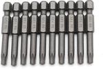 10 Pieces T25 Torx Star Head Screwdriver Bit Set, S2 Steel 6 Point T-25 Reduced. Fixed Price $12.89.