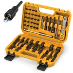 Elead 47-piece Magnetic Nut Driver & Screwdriver Bit Set 1/4" Drive,. Fixed Price $28.88.