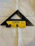 New Stanley Quick Square 7 Inch Aluminum Premium Layout Tool 46-071. Fixed Price $10.99.