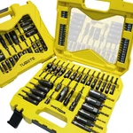 Tugote 61pcs Impact Nut Driver Set Magnetic Deep Socket Drill Bits Yellow Case. Fixed Price $67.99.