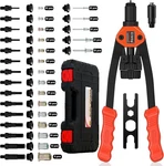 Dual-function Rivet Nut Tool Gun Kit Including 405 Pcs Nuts.... Fixed Price $124.99.