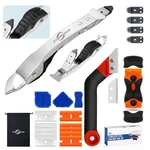 Silicone Caulking Tool Kit, Stainless Steel Caulk Remover Tool, 4 In 1 Grout .... Fixed Price $31.79.
