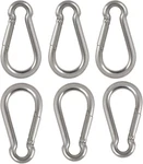 Performore 6 Pack Of 2 1/4 Inches Stainless Steel Safety Spring Snap Hook Carabi. Fixed Price $14.95.