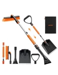Astroai 2" 1 Ice Scraper & Snow Shovel Kit, 47.2" Scrapers For Car Orange. Fixed Price $40.17.