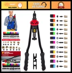 Rzx 16" Rivet Nut Tool Hand Blind Riveter,rivnut Riveting Tools With Setting. Fixed Price $71.99.