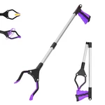 32 Inch Grabrunner Folding Reacher Grabber Tool (pack Of 1), Purple. Fixed Price $11.39.