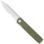 Cobratec Medium Cayden Drop Knife Serrated Folding Blade Od Green. Fixed Price $69.99.