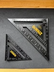 Dewalt 7 & 12-inch Premium Rafter Square Dwht46031 Dwht46032. Fixed Price $44.00.