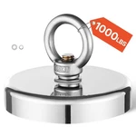 Vevor Fishing Magnet Strong Heavy Duty Rare Earth Neodymium Pull Force 1000 Lbs. Fixed Price $27.99.