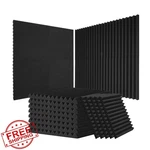 Vevor Acoustic Foam Panels 80 Pack 12x12x1" Soundproof Black. Fixed Price $73.90.