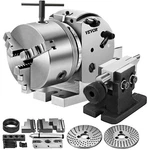 Vevor Bs-0 Semi 5" Indexing Dividing Head 3-jaw Chuck Tailstock For Cnc Milling. Fixed Price $242.49.