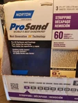 Norton Prosand Sandpaper Sheets 3 Ct Stripping 60 Grit Coarse All Surfaces. Fixed Price $3.50.