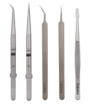Tweezers, 5 Pcs Precision Tweezers Set, Anti-static Stainless Steel Long Twee.... Fixed Price $22.39.