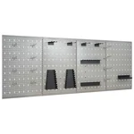 Wall-mounted Peg Boards 4 Pcs 15.7"x22.8" Steel. Fixed Price $142.26.