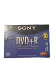 Sony Dvd+r 10 Pack Discs Cases 120 Min 4.7 Gb Blank Sealed 1x-4x 10dpr47l2 New. Fixed Price $13.27.