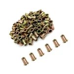 50pcs Carbon Steel Metric M8 Rivet Nuts Threaded Insert Nutsert Rivnuts.... Fixed Price $18.28.