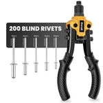 Duratl Rivet Gun, 1/4 Pop Gun Kit With 200 Blind Yellow. Fixed Price $51.47.