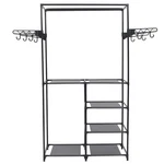 Clothes Rack Clothing Stand Garment Steel And Non-woven Fabric Black Vidaxl. Fixed Price $48.99.