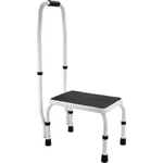 Step Stool 1-step 330lbs Capacity, 3 Adjustable Height With Handle Steel La. Fixed Price $53.14.