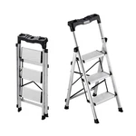 Vevor 3 Step Ladder Aluminum Folding Wide Anti-slip Steps Handgrip 330lbs. Fixed Price $59.99.