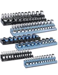 6-piece Magnetic Socket Organizer Set Fits 143 Sockets For Easy Tool Box Storage. Fixed Price $59.00.